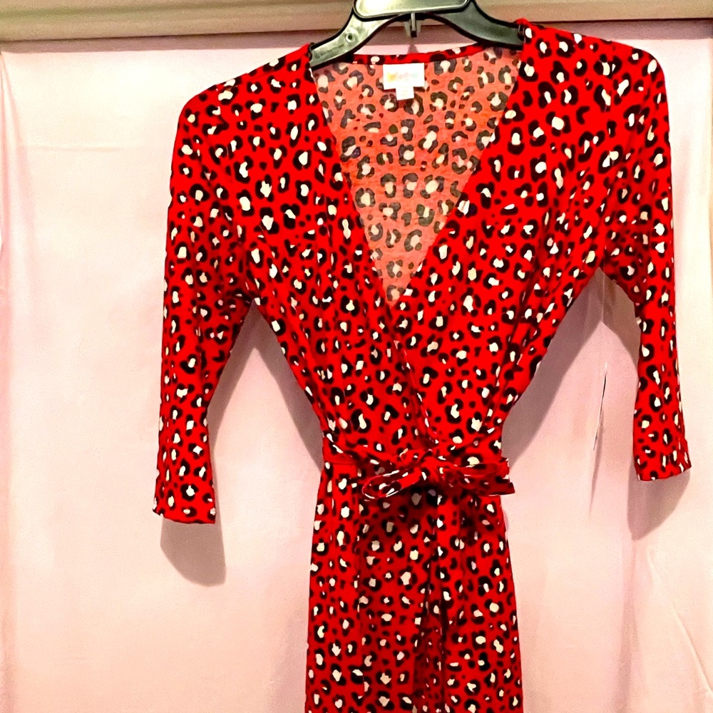 LuLaRoe Michelle wrap dress XS